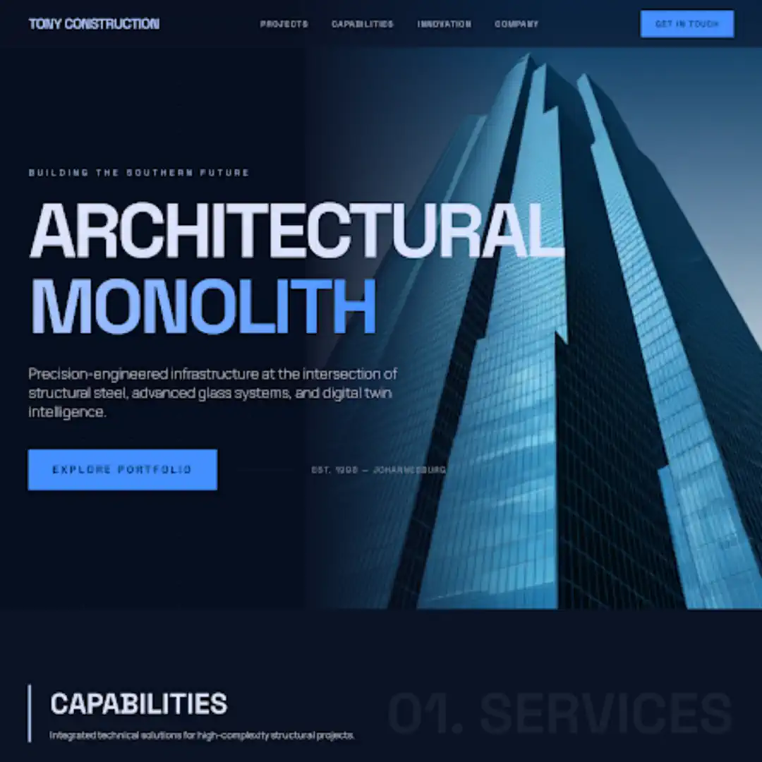 Construction Website Design