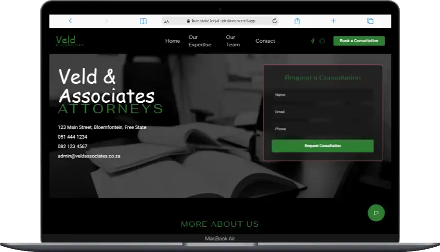 Legal Firm Website Design