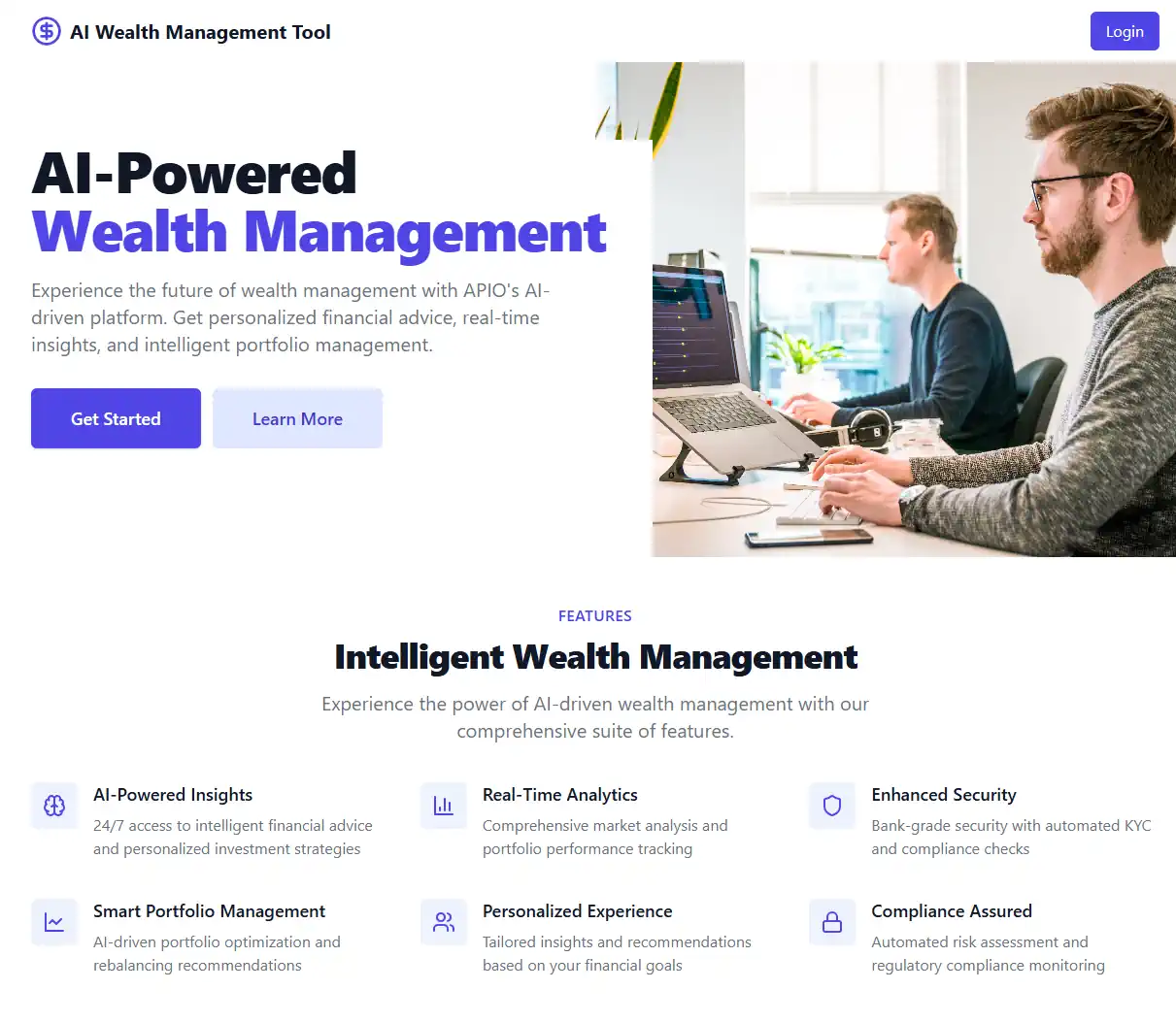 Wealth Management Website