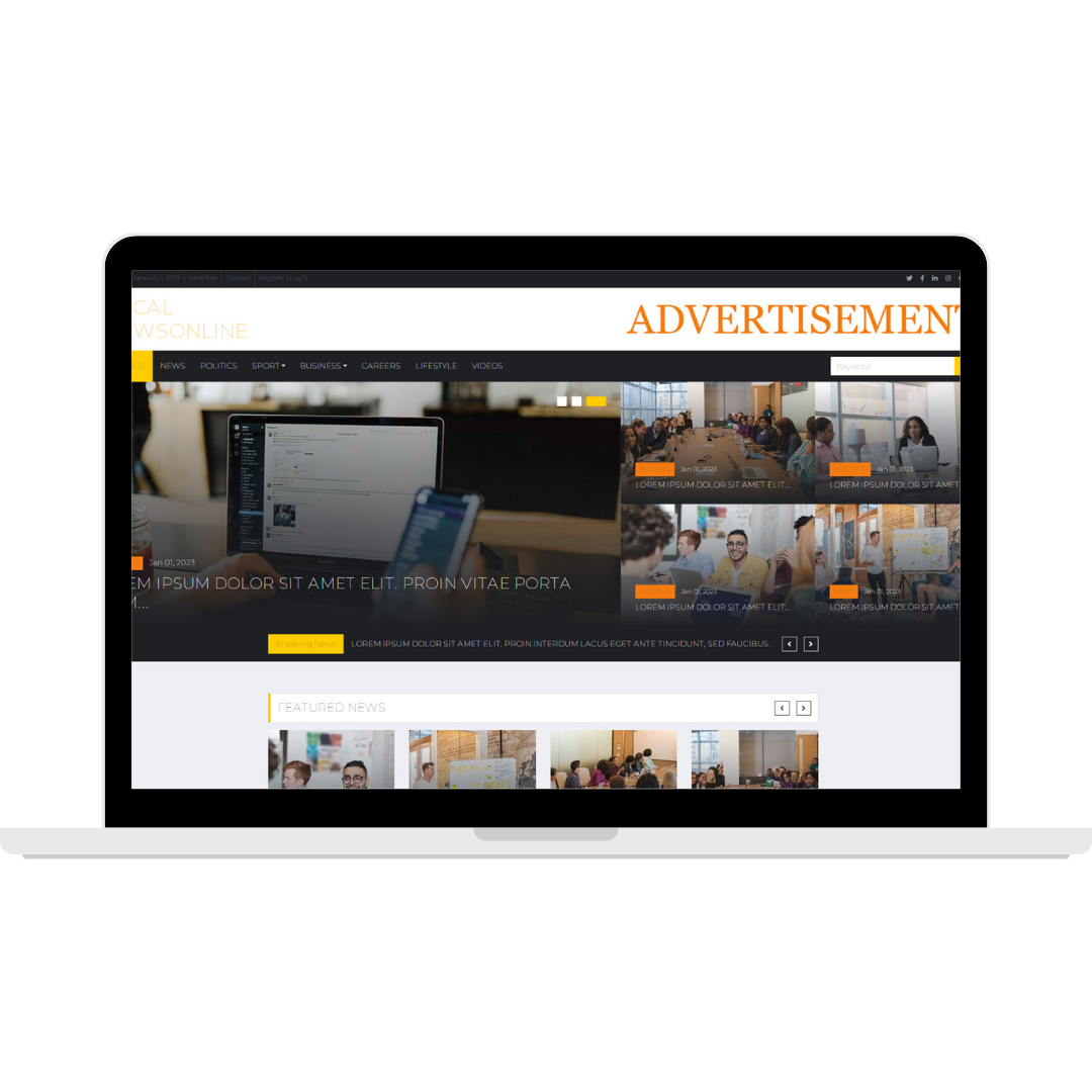 Magazine Website