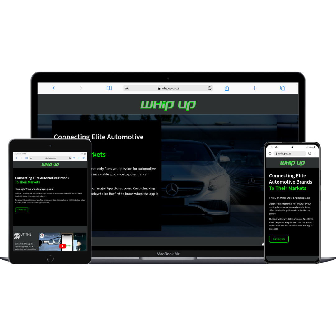 Whipup Car Review Website